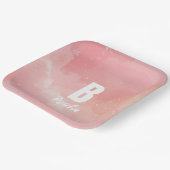 Assiettes En Carton Anniversaire de Tie dye bas mitzva (Angulaire)