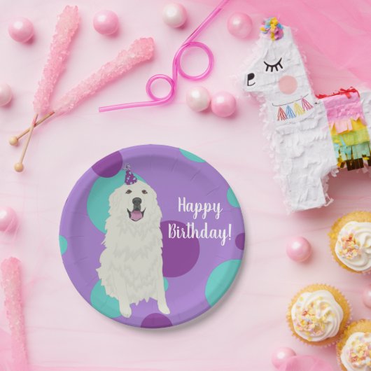 Assiettes En Carton Anniversaire des Grands Pyrénées sur mesure (Fête)