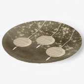 Assiettes En Carton Anniversaire des Lanternes d'ivoire (Angle)