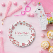 Assiettes En Carton Anniversaire des sirènes marines (Fête)