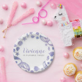 Assiettes En Carton Anniversaire des sirènes marines (Fête)