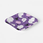 Assiettes En Carton Anniversaire d'Halloween mou et rose (Angulaire)