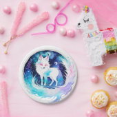 Assiettes En Carton Anniversaire du bois de Fox moderne (Fête)