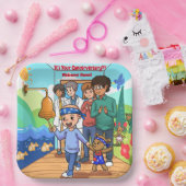 Assiettes En Carton Anniversaire du cancer (Fête)