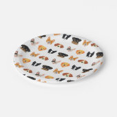 Assiettes En Carton Anniversaire du chien  (Angle)
