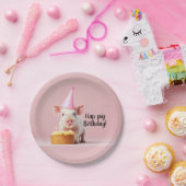 Assiettes En Carton Anniversaire du cochon de lait ! (Fête)