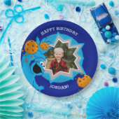 Assiettes En Carton Anniversaire du Cookie Monster (Fête)
