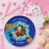 Assiettes En Carton Anniversaire du Cookie Monster (Fête)