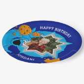Assiettes En Carton Anniversaire du Cookie Monster (Angle)