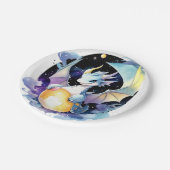 Assiettes En Carton Anniversaire du dragon (Angle)