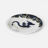 Assiettes En Carton Anniversaire du Dragon Whimsical (Angle)