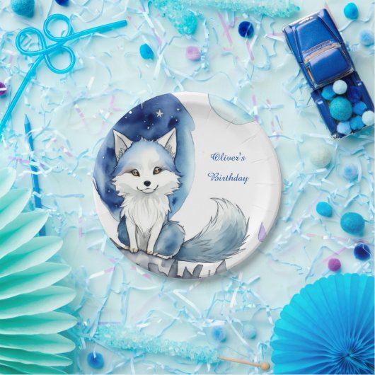 Assiettes En Carton Anniversaire du loup (Fête)