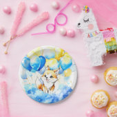 Assiettes En Carton Anniversaire du loup (Fête)