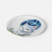 Assiettes En Carton Anniversaire du loup (Angle)