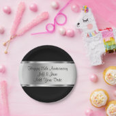 Assiettes En Carton Anniversaire du Mariage classique (Fête)