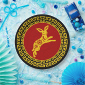 Assiettes En Carton Anniversaire du Nouvel An chinois (Fête)