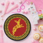 Assiettes En Carton Anniversaire du Nouvel An chinois (Fête)