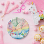 Assiettes En Carton Anniversaire du Pastel (Fête)