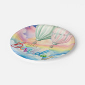 Assiettes En Carton Anniversaire du Pastel (Angle)