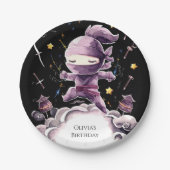 Assiettes En Carton Anniversaire du Pastel Spy Ninja (Devant)
