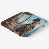 Assiettes En Carton Anniversaire du Pirate (Angulaire)