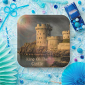 Assiettes En Carton Anniversaire Du Roi Du Château (Fête)