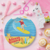Assiettes En Carton Anniversaire du surf (Fête)