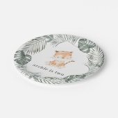 Assiettes En Carton Anniversaire du Tigre (Angle)