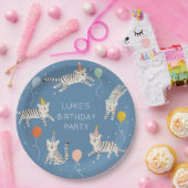 Assiettes En Carton Anniversaire du tigre blanc (Fête)