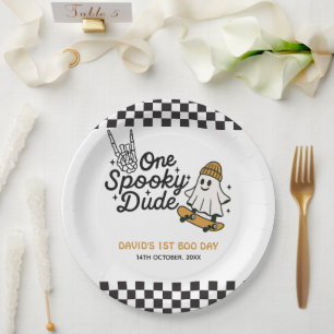 Assiettes En Carton Anniversaire d'un Mec Éffrayant