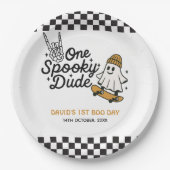 Assiettes En Carton Anniversaire d'un Mec Éffrayant (Devant)