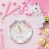 Assiettes En Carton Anniversaire d'une petite fille de la fée poilue r (Fête)