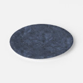 Assiettes En Carton Anniversaire étoilé de cieux d'aquarelle (Angle)