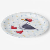 Assiettes En Carton Anniversaire Fun Jote Seagull Bird (Angle)