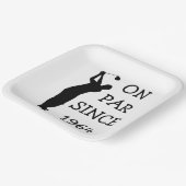 Assiettes En Carton Anniversaire Golfer Funny 60e heureux papa Par (Angulaire)