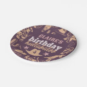 Assiettes En Carton "Anniversaire Hullabaloo" Western Cowboy Party (Angle)