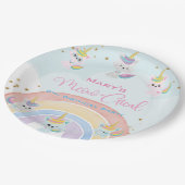 Assiettes En Carton Anniversaire Meow-Gical Caticorn (Angle)