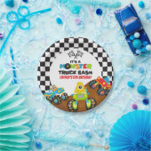 Assiettes En Carton Anniversaire Monster Truck (Fête)