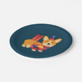Assiettes En Carton Anniversaire Pembroke Welsh Corgi (Angle)