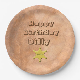 ASSIETTES EN CARTON ANNIVERSAIRE PERSONNALISABLE