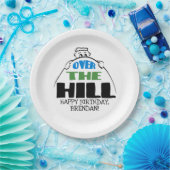 Assiettes En Carton Anniversaire personnalisé sur la colline (Fête)