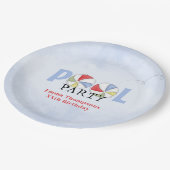 Assiettes En Carton Anniversaire Piscine Fun Été Plaisir Plage Balls (Angle)