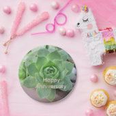 Assiettes En Carton Anniversaire Plaque de papier succulent (Fête)