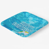 Assiettes En Carton Anniversaire Pool Party Fun (Angulaire)