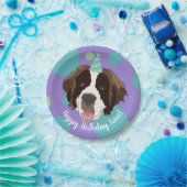 Assiettes En Carton Anniversaire Saint Bernard (Fête)