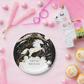 Assiettes En Carton Anniversaire simple du Boho Horse (Fête)