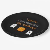 Assiettes En Carton Anniversaire Spooktacular (Angle)