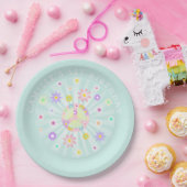 Assiettes En Carton Anniversaire super Retro (Fête)