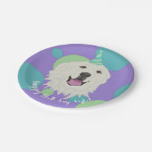 Assiettes En Carton Anniversaire sur mesure Great Pyrenees (Angle)