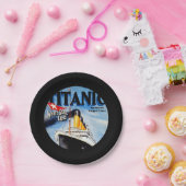 Assiettes En Carton Annonce voyage Titanic RMS (Fête)